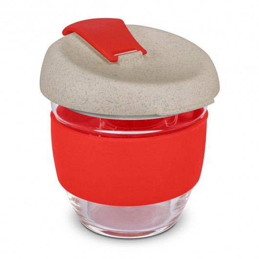 Red 250mL Natura Glass Cups